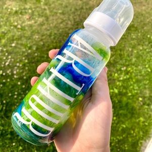 Custom Swirl Tie Dye Baby Bottle